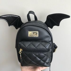 🧡🦇 NWT “Rare Betsey Johnson Mini Bat Backpack